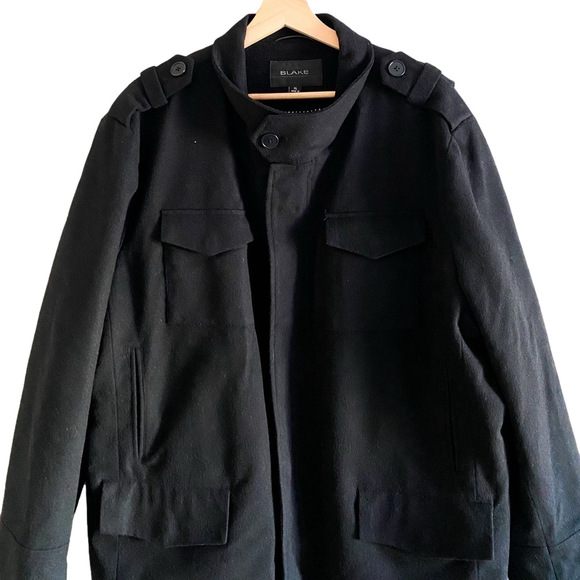 BLAKE | Wool Jacket | Black | Men’s size XL - Picture 5 of 15
